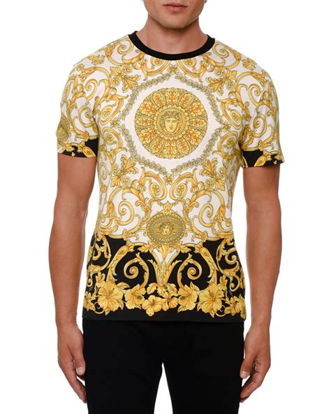 mens red versace t shirt|Versace collection men shirt sale.